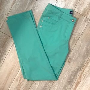 DAILY SPORTS Like New Golf Pant Stretch Turquoise